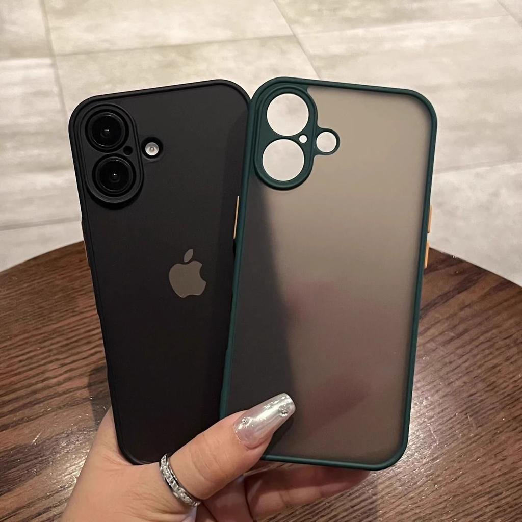 Противоударный Бронированный Матовый Чехол Для iPhone 17 16 15 14 13 12 11 Pro Max X XR XS 8 7 Plus Роскошный Силиконовый Бампер Прозрачная Жесткая Поликарбонатная Крышка