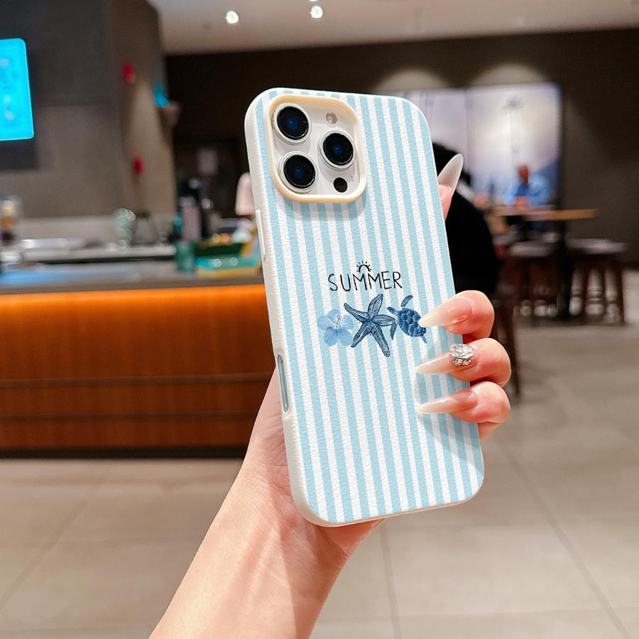 Чехол для телефона со звездами и черепахами в полоску для iPhone 17 Pro Max 16 15 14 13 12 11 XS XR X 7 8 Plus Стильный мягкий ТПУ чехол