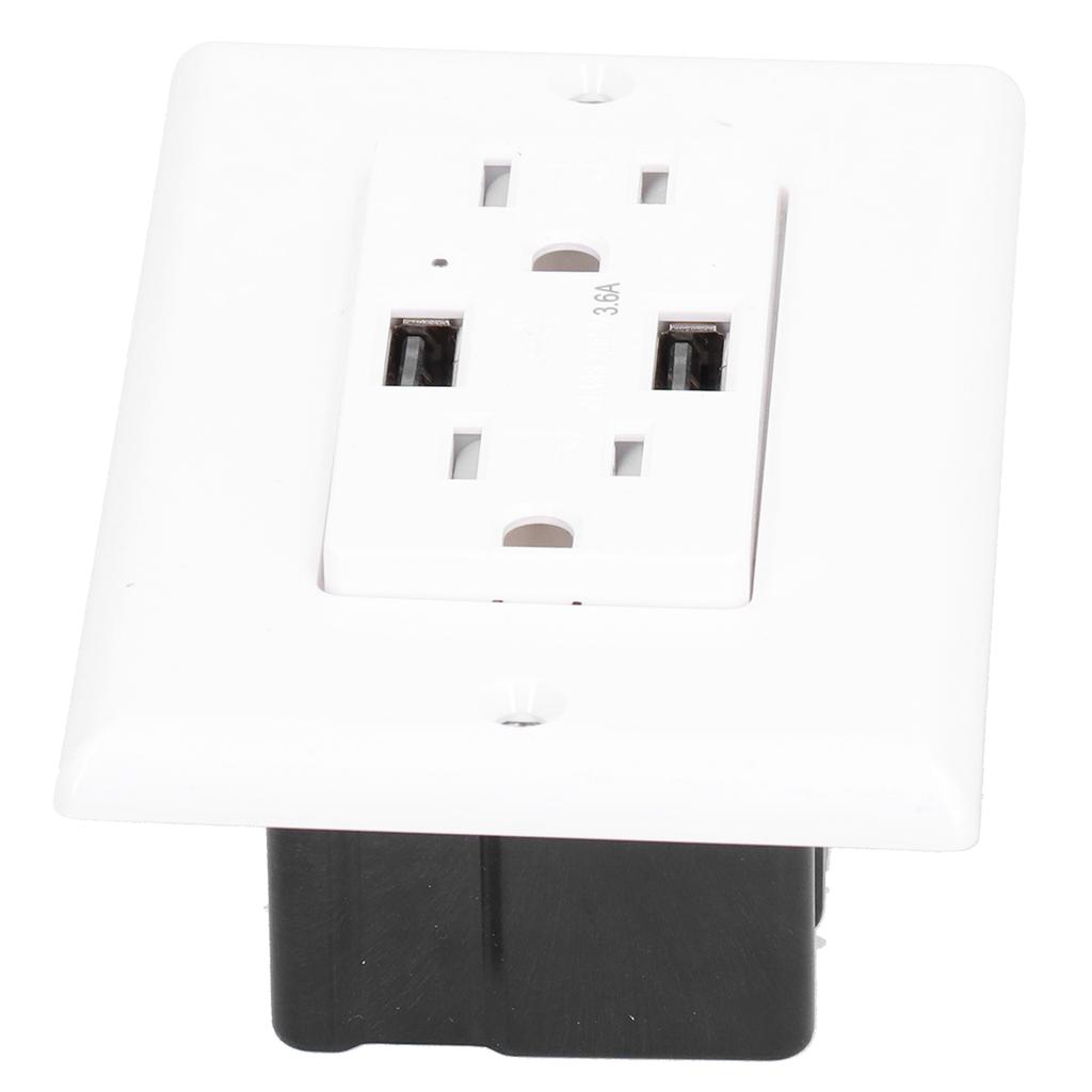 GFCI USB Slim Receptacle Outlet Ground Fault Circuit Interrupter AC125V LDURL15A A+A 3.6A