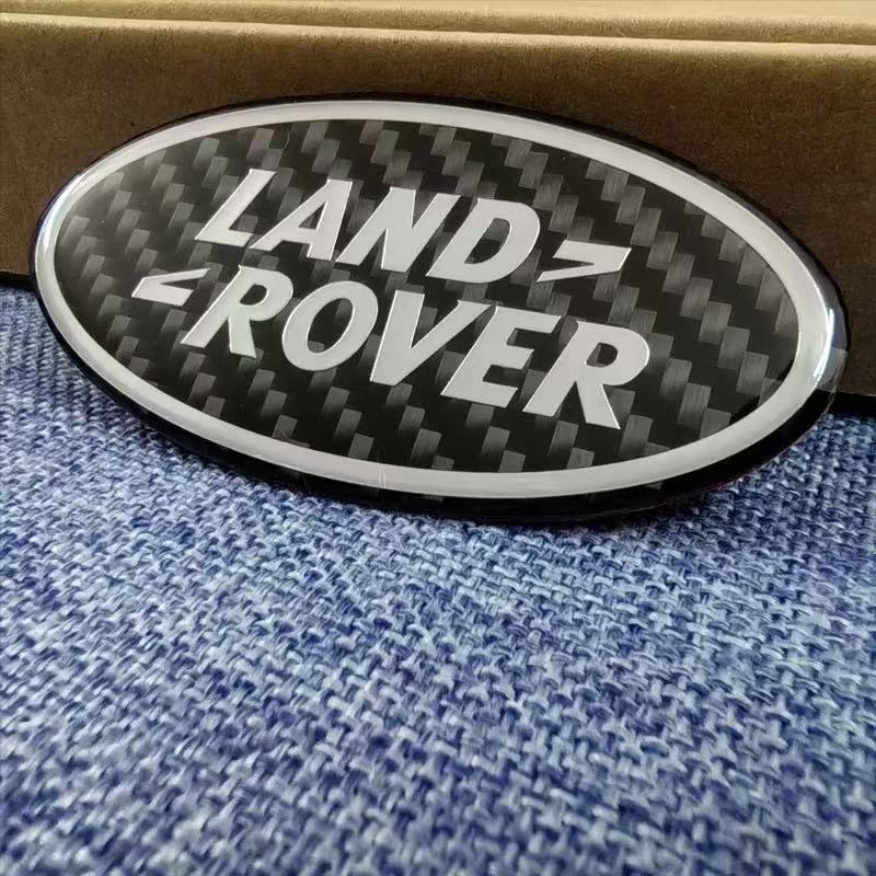 For Land Rover Range Rover Vogue Sport, Carbon Fiber Front Grille Emblem, Evoque, Discovery Sport, Velar, Chery, Rear Trunk Embl XS9