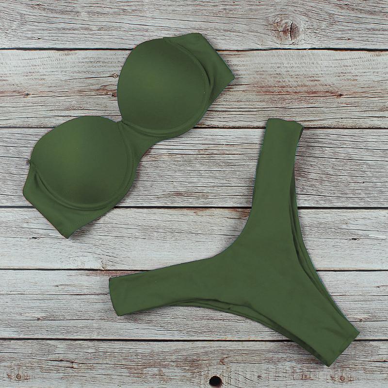 Купальник женский купальник пуш-ап комплект бикини леопардовый купальный костюм