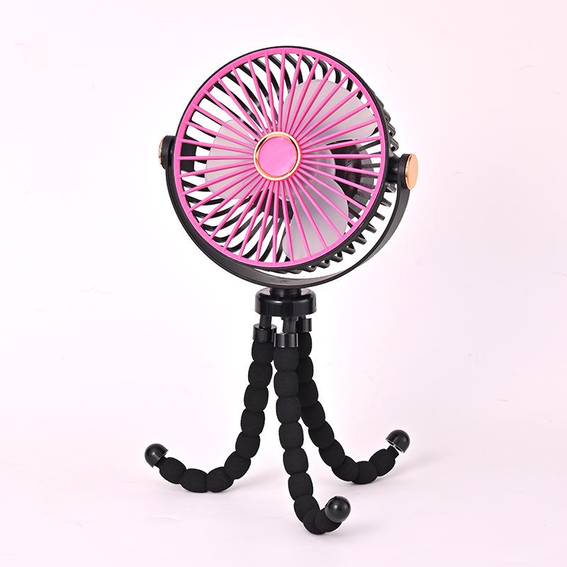 USB Rechargeable Desk & Clip Fan for Home, Office, Dorm – Compact Air Circulator