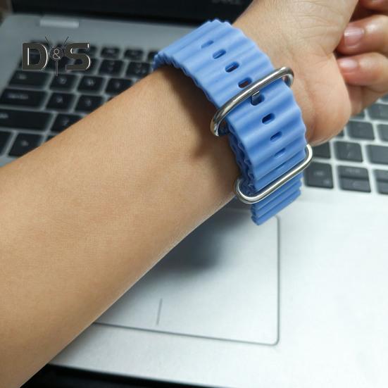 LED Electronic Watch Square Rainbow Dial Solid Color Soft Anti-slip Strap Adjustable Kids Students Casual Sports Digital Wristwatch Birthday Gift