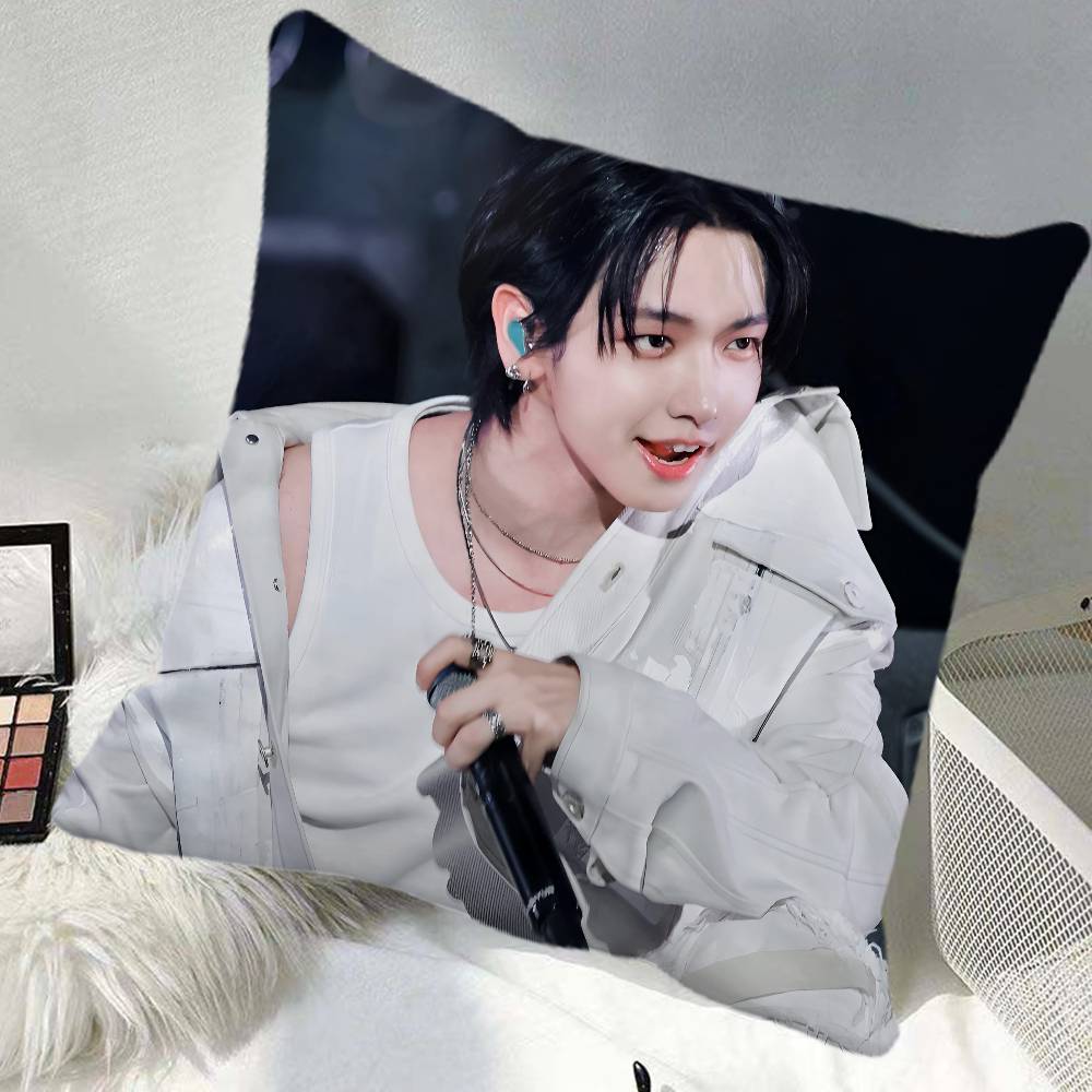 Myung Jaehyun Kpop Pillow Case Square Pillow Bedroom Sofa Leisure Comfort Cushion Car Home Decoration