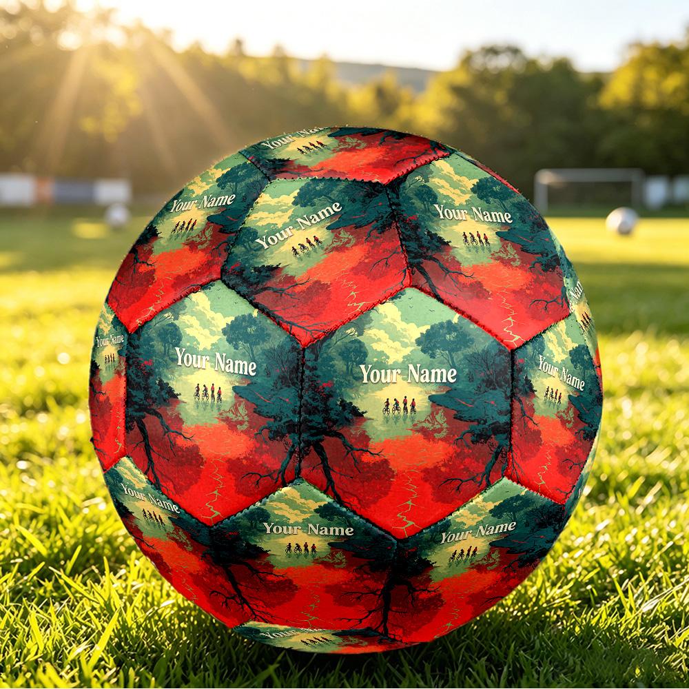 Size 5 FootballStranger Things Durable PU Soccer Ball for Sports Training Outdoor Competition
