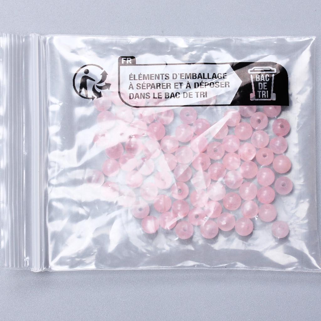 Товары для дома и вечеринок Материал для ожерелья-брелока Розовый натуральный камень случайного цвета Круглые бусины ручной работы «сделай сам» 20-60 шт. 4/6/8/10/12 мм свободные бусины