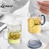 Gianxi Tea Water Separation All High Borosililicate Glass Tea Cup Office Tea Cup Water Cup For Public Officers Tea Cup Chinese
