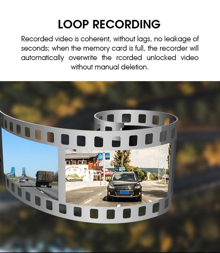 2024 Hot Selling 9.66 Inch Touch Screen Clip on Dash Cam Dvr Car Dashcam Driving Recorder With High Quality