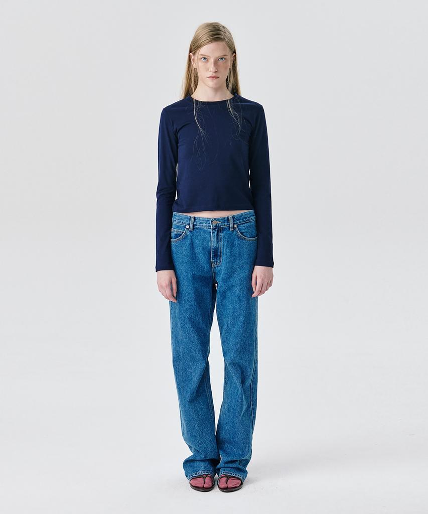 WNDERKAMMER Daily Fitted T_Navy