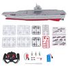 Радиоуправляемый авианосец, 2,4G RC военный корабль для взрослых и детей, DIY линкор с автоматическим отключением питания и низким
