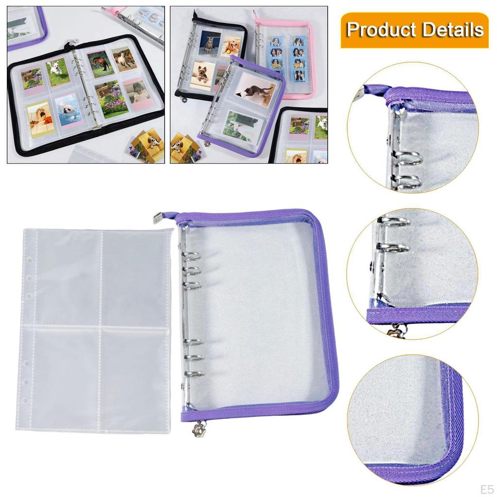 Binder Photo Album 25 Sheets Internal Pages DIY Photocard Collect Book Holder for