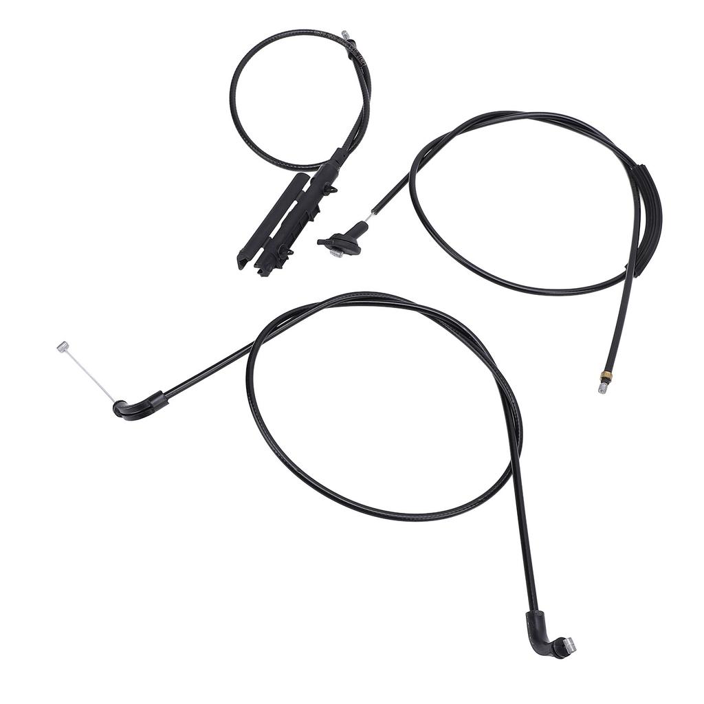 Трос открывания капота двигателя, комплект тросов Боудена, стальной трос, ПВХ 51237197474 для 7 серии E65 E66 740i