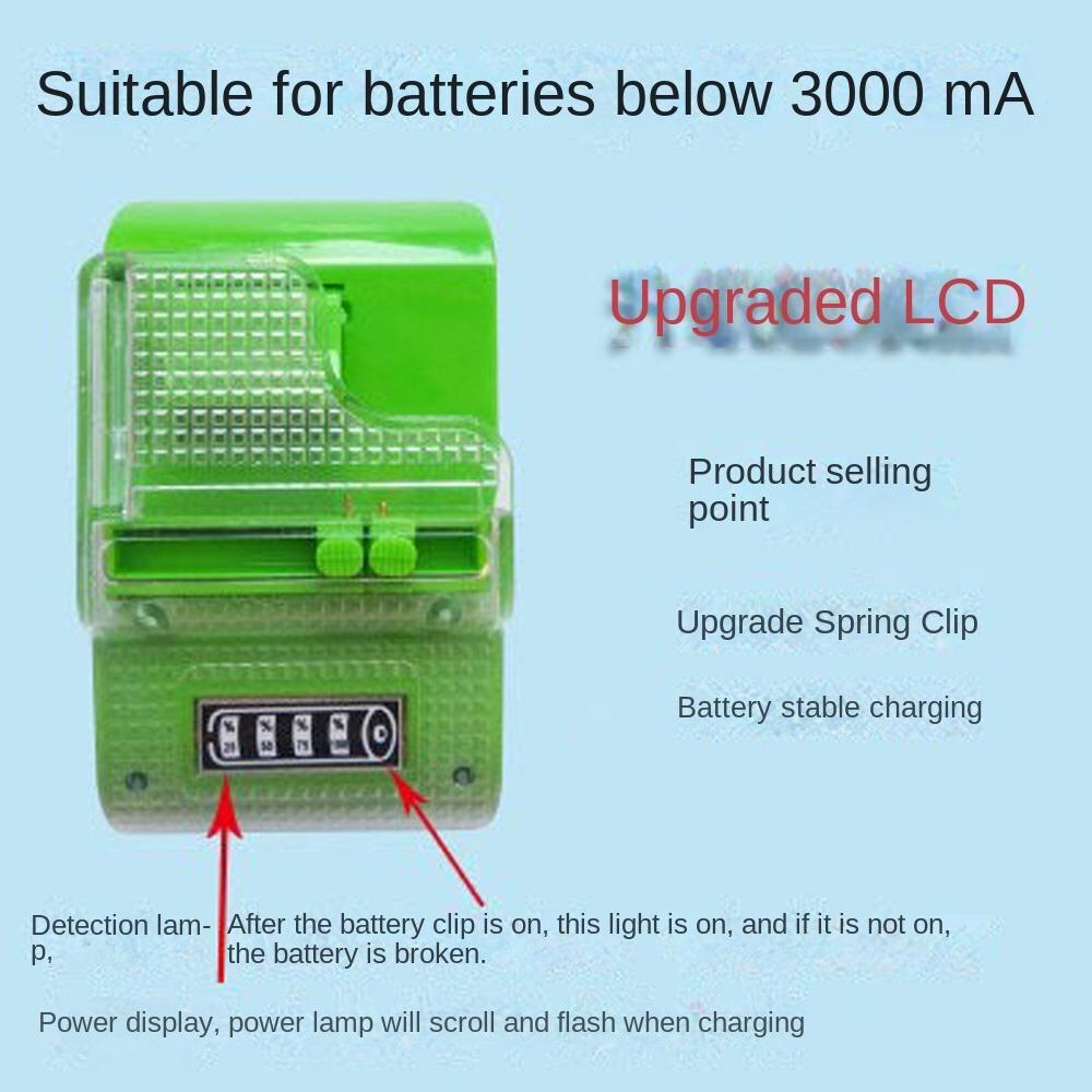 Charging Adapter Universal Battery Charger LCD Display Mobile Battery Charger Digital Camera