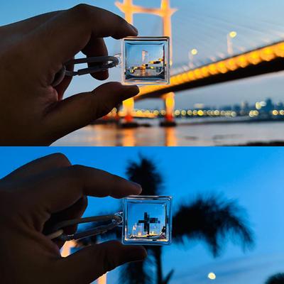 Pixel Lens Брелок Подвеска Фотография Оптический Дизайн Pixel World Инструмент Фотографии Простое в Использовании Насадка Pixel Lens