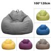 Lazy Sofa Cover Comfortable Large Bean Bag Cover Without Filler for Home Bedroom Adults Kids Soft Tatami Chairs Covers Beanbags