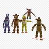 Fnaf Withered Freddy Five Nights At Freddy's 2 Freddy Fazbear's Pizz Iron-on Transfers For Clothing Tshirt Bag Heat Transfer Stickers Iron On Patches