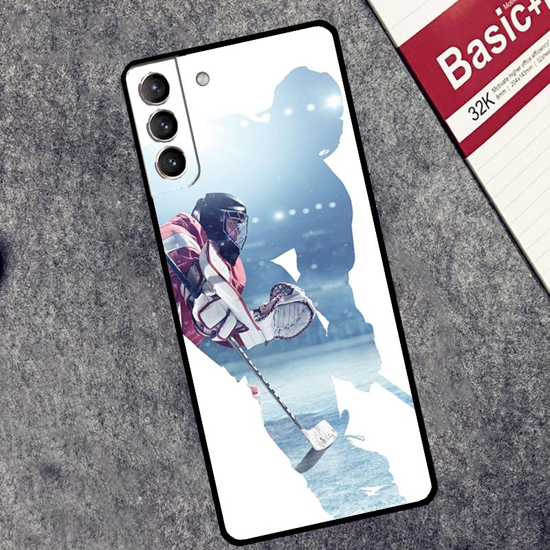 Чехол для игрока в хоккей на льду для Samsung Galaxy S25 S26 Ultra S20 S21 S22 S23 S10 Plus S25 FE S24 Ultra Чехол Coque