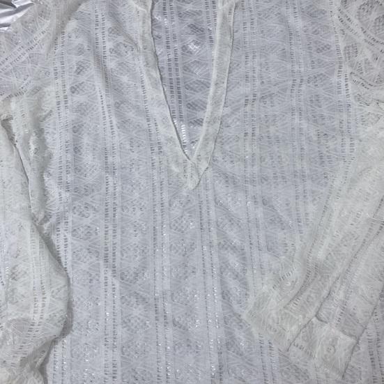 Men Club Shirt See-through Hollow Out Fishnet Deep V Neck Long Sleeve Solid Color Thin Pullover Soft Streetwear Slim Fit