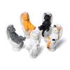 Funny Cat Figurine Spiritual Consolation PVC Vivid Appearance Toilet Series Cat Statue Party Supplies