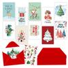 Christmas Card Set, Style Folded Envelope, Holiday DIY Handwritten Blessing Christmas Card