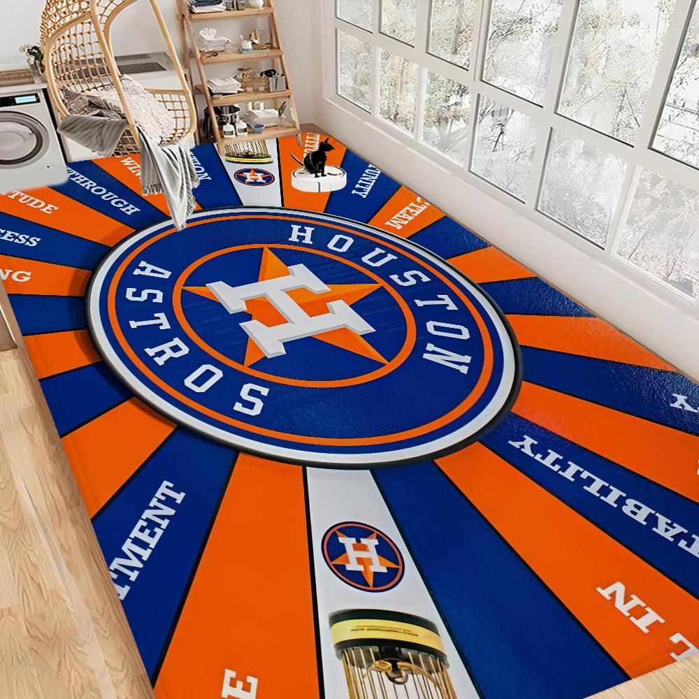 H-HOUSTONS ASTROS Floor Mat INS Style Soft Bedroom Floor House Laundry Room Mat Anti-skid Household Carpets