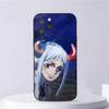 Аниме Y-Ямато Чехол для телефона для iPhone 16,15,14,13,12,11,Plus,Pro Max,XS,X,XR,SE,Mini,8,7 Мягкий силикон Черный чехол