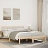 VidaXL Extra Long Bed Frames Without Mattress 140x210 Cm Solid Pine Wood, Bed, Bedroom Furniture, Wooden Bed, Bed 852434