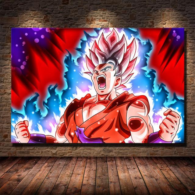 Классический японский аниме Dragon Ball Goku плакат холст картина детский подарок росписи гостиная спальня дома настенная картина украшение без рамки