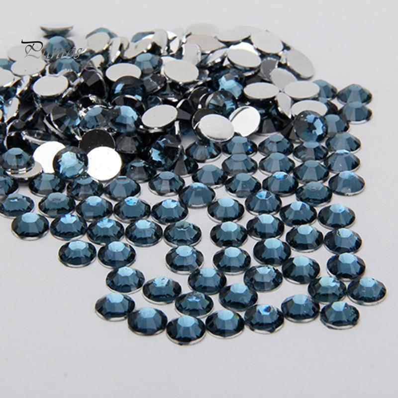 Puntos Rhinestone 2000 шт., полимерный чехол для телефона с плоской задней панелью «сделай сам», наклейки для ногтей, 2/3/4/5 мм