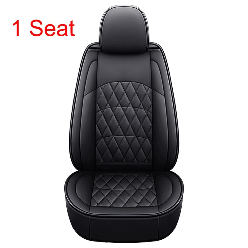 Универсальный чехол для сиденья автомобиля из искусственной кожи на 1 сиденье для VW Golf Passat CC Touran Tiguan Toureg Touareg Phaeton T-ROC Автомобильные аксессуары