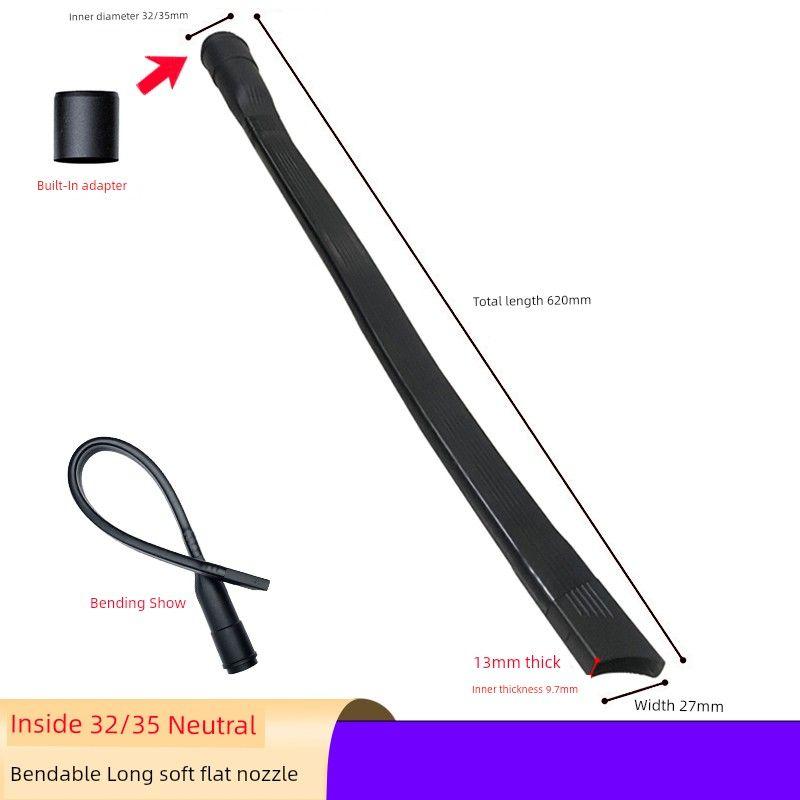 Attack CHARLES BARNES Vacuum Cleaner Head Suction Head Flat Nozzle Long Flat Nozzle Neutral Accessories Hose Connector Brush Head Flat Nozzle