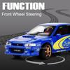 1:32 Subaru Impreza Honda Nsx Модель Игрушка Сплав Литой Автомобиль Звук Свет Откат 4 Открывающиеся Двери Транспортные Средства Для Детей Подарок на День Рождения