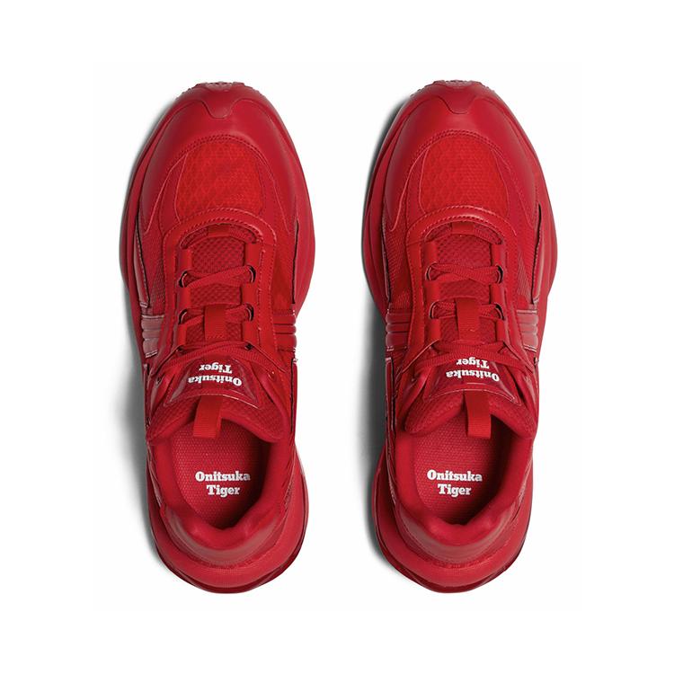 ONITSUKA TIGER TIGTRAIL Устойчивые к истиранию Низкие Повседневная Обувь Унисекс Красные Кроссовки 1183C612-600