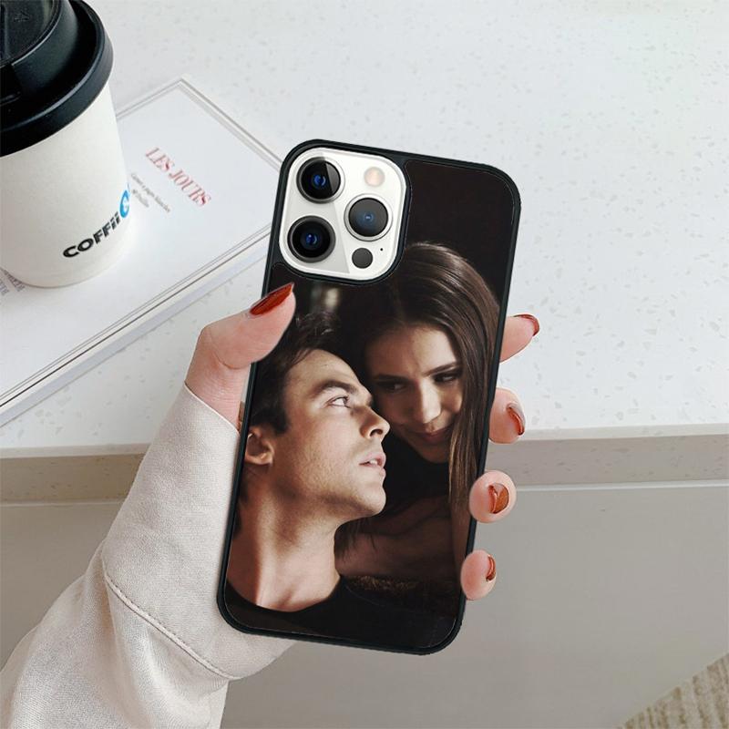 Елена Дэймон Дневники вампира Чехол для телефона Для iPhone 17 Air 16 16e 15 14 plus 11 12 13 pro max Защитный чехол coque