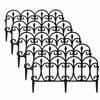 5pcs 23in ×13in Decorative Garden Fence Waterproof Plastic Landscape Barrier  Flower Bed