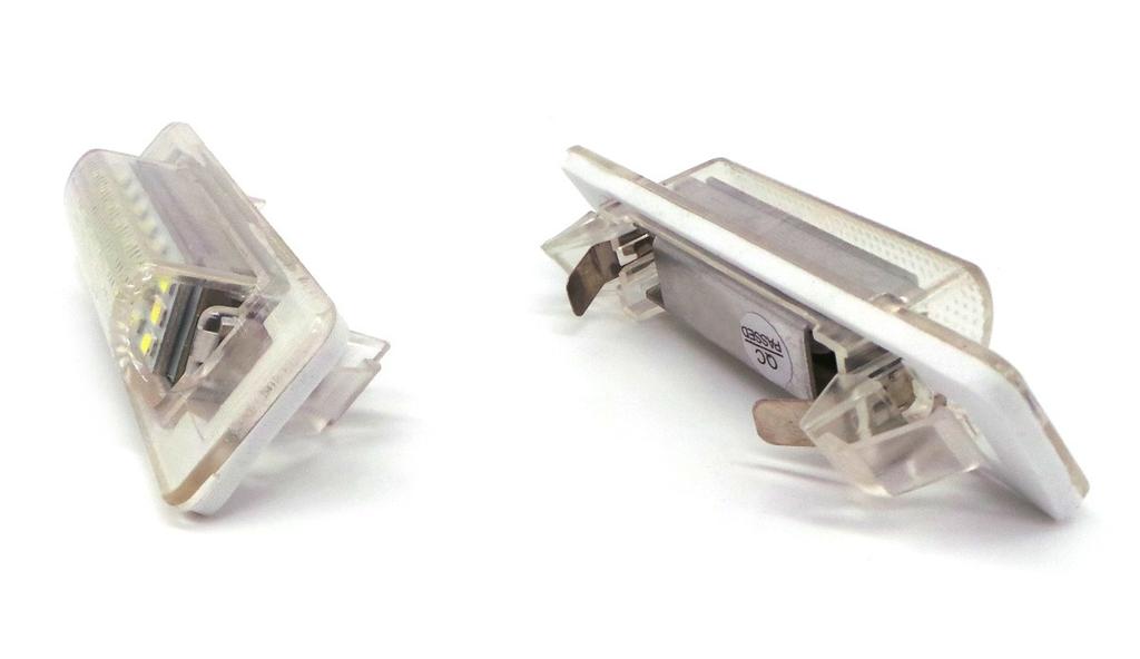 Светодиодные фонари подсветки номерного знака 2 шт., совместимые с Mercedes, 12 В, для бездорожья