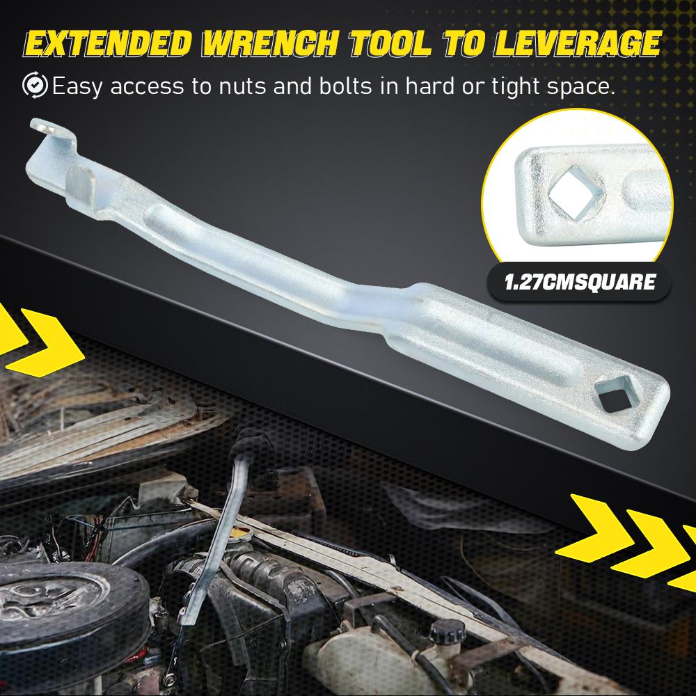 Удлинитель ключа для отбойных брусков с приводом 1/2 дюйма, универсальный шестигранный привод 21 мм, адаптер-удлинитель ключа, инструмент для удлинения ключа