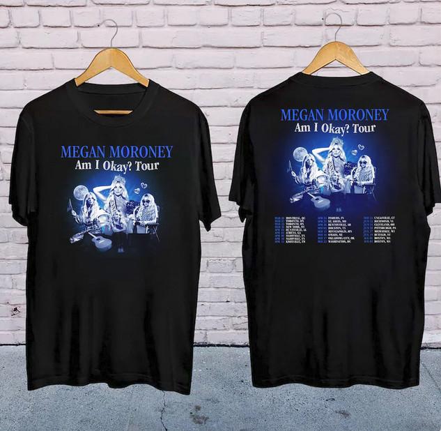 Megan Moroney 2025 Am I Okay Tour T-shirt, Megan Moroney 2025 Concert.