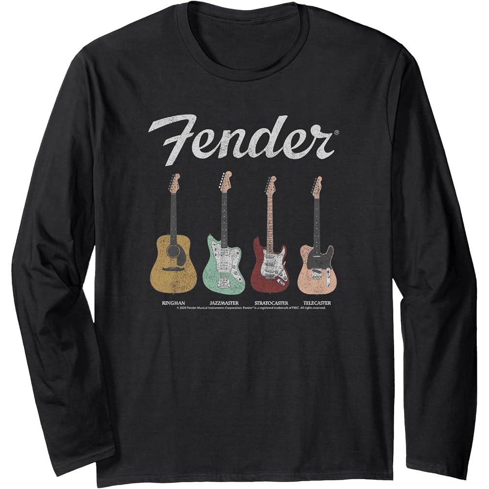 Fender Vintage Guitar Musings Long Sleeve Tee