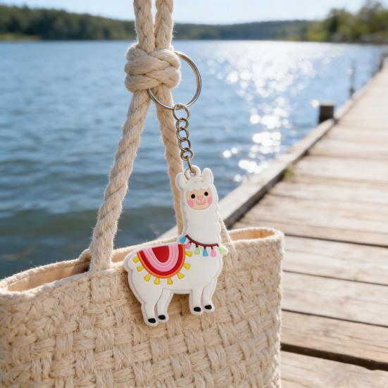 4/8 шт. Брелоки в форме альпаки, мультяшные брелоки-ламы, наполнители для подарочных пакетов на вечеринку, подарки на день рождения и Рождество, аксессуары для сумок и кошельков.