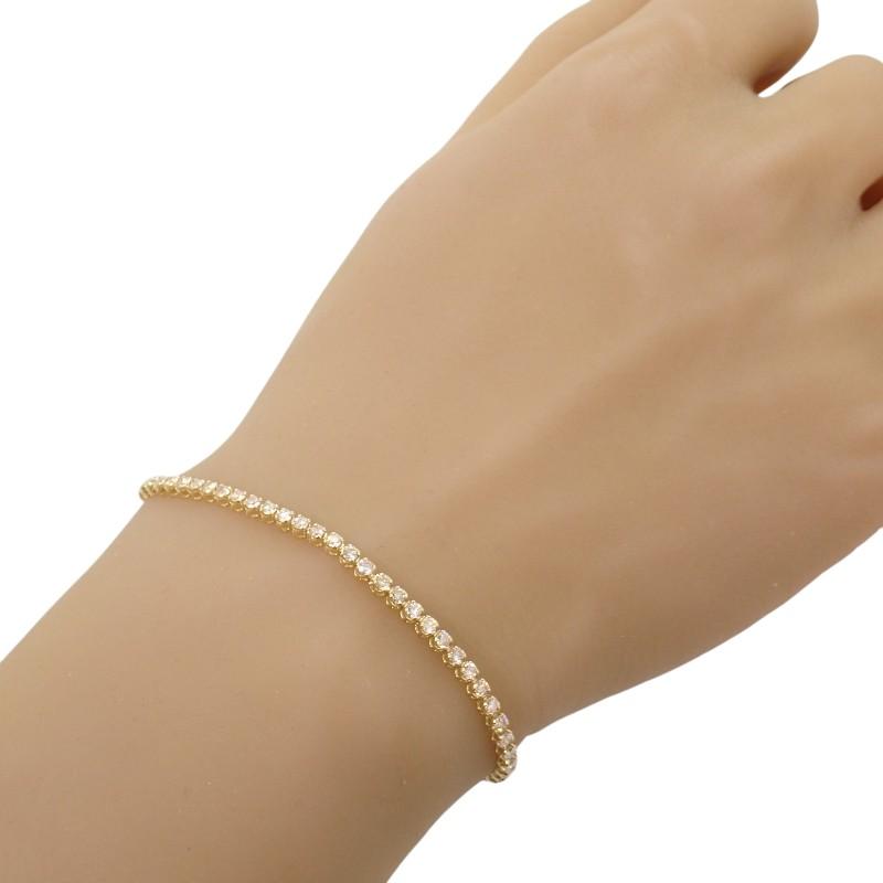 Без бренда браслет K18 желтое золото Женский
