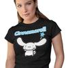 Hello Kitty Cinnamoroll T-Shirt Cat Graphic Tee Womens Kawaii Anime Shirt