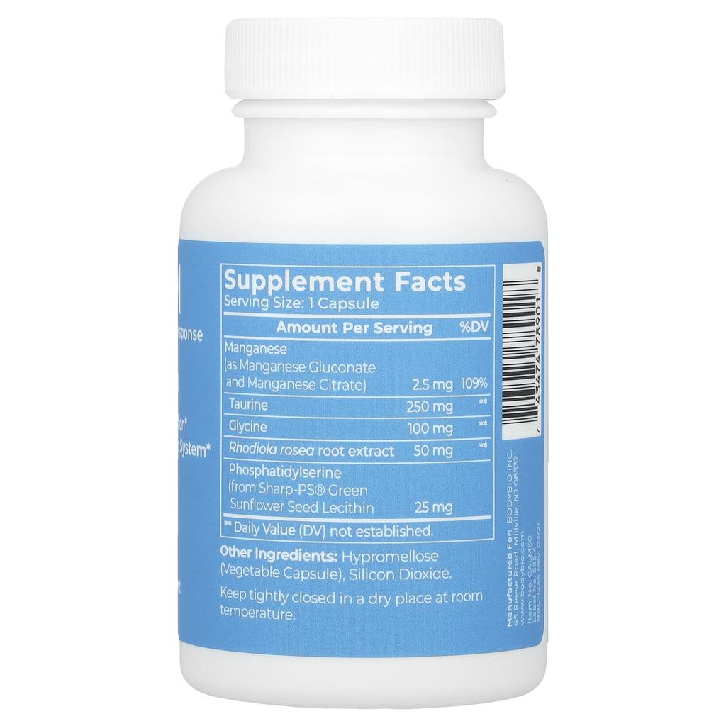 BodyBio Soothing, 60 Capsules