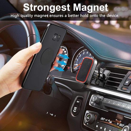 Вращение на 360 градусов Автомобильное воздуховыпускное отверстие Магнитный держатель в форме шара для мобильного телефона