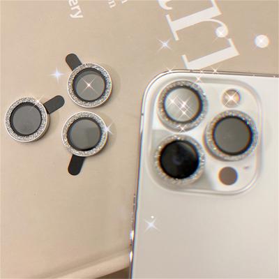 3d блестящая алмазная защитная пленка для объектива камеры для Iphone 12 13 Pro Max, металлическое кольцо, линза, пленка из закаленного стекла для Iphone 11 Pro Max, чехол