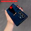 2DFlat Samsung phone case Grumpy Black Cat with Red Mug Applicable to Galaxy S23 S24 S25ULTRA S26 A12 A14 A15 A16 A54 A55