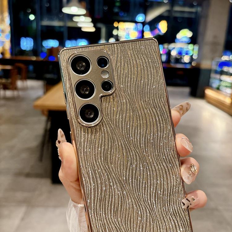 Чехол для мобильного телефона Samsung S11Ultra, персонализированный креативный гальванический полосатый блестящий полноразмерный новый защитный чехол
