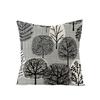 Home Simple Polyester Cushion Cover Cushion Cover Flower Sofa Cushion Cover Cushion