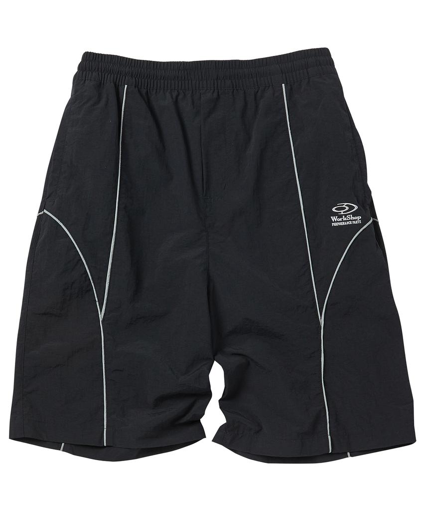 TRAVEL [Set] Nylon Round Cargo Shorts + Nylon Curved Piping Line Shorts Package
