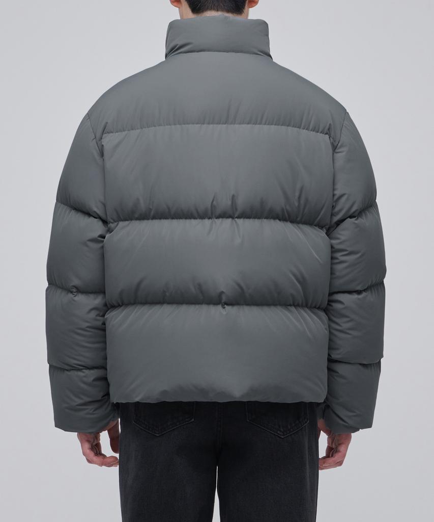 Musinsa Standard Goose Down Puffer Short Padded Jacket [Warm Grey]